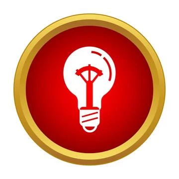 Light bulb icon representing idea and innovation concept Stockillustratie