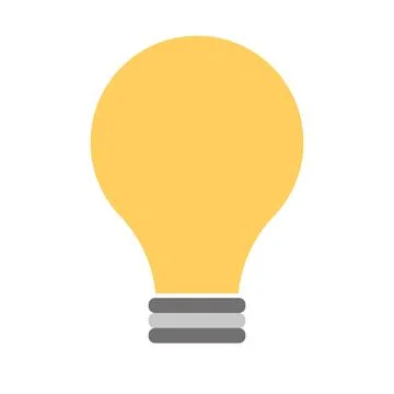 Light bulb icon. Tips and ideas. Vectors. Illustrazione stock
