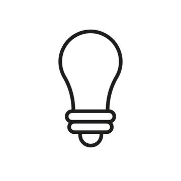 Light bulb icon vector design templates simple and modern Stock Illustration