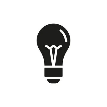 Light bulb icon vector design templates simple and modern Stock Illustration