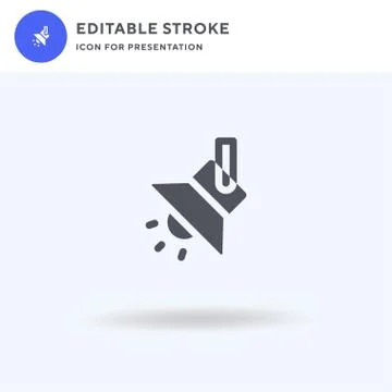 Light Bulb icon vector, filled flat sign, solid pictogram isolated on white,  Illustrazione stock