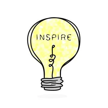 Light bulb icon. Vector idea lamp isolated on white background. Vector illust Stock Illustration