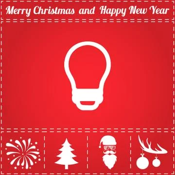 Light bulb Icon Vector Stock Illustration