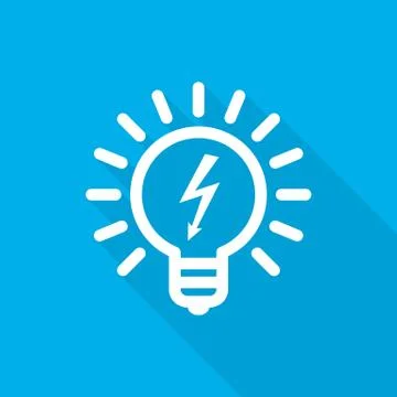 Light bulb icon. Vector illustration. Stock Illustration