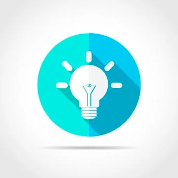 Light bulb icon. Vector illustration. Stock Illustration