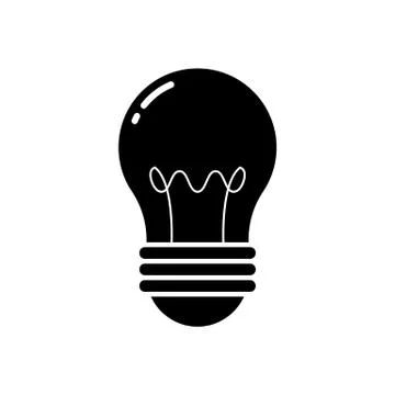 Light bulb icon. vector illustration Stock Illustration