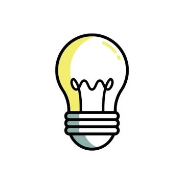 Light bulb icon. vector illustration Stock Illustration