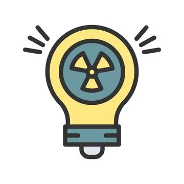 Light Bulb icon vector image. Stock Illustration