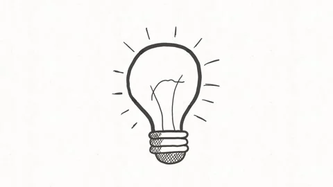 Light Bulb Idea and Creative Inspiration Concept Stock Footage 341863494