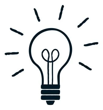 Light Bulb Idea and Innovation Concept Stock Illustration