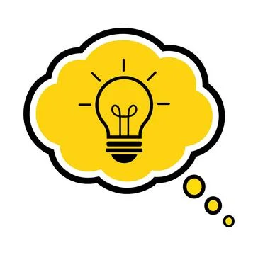 Light bulb idea concept Stock Illustration
