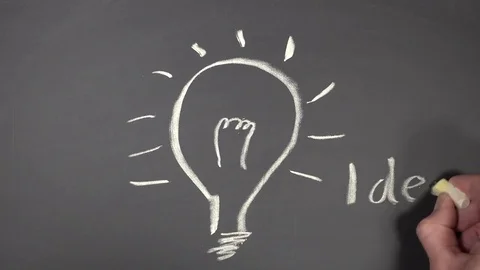 Light Bulb idea Stock Footage 84010397
