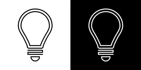 Light bulb idea icon. Brain inside lightbulb vector Innovation creativity logo. Stock Illustration