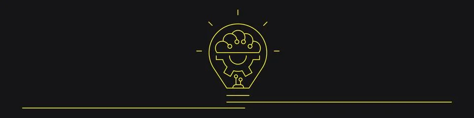 Light bulb idea icon. Brain inside lightbulb vector Innovation creativity logo. Stock Illustration