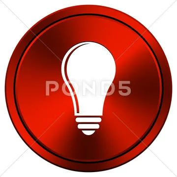 Light bulb - idea icon Stock Illustration