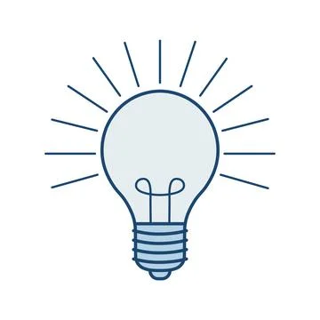 Light Bulb Idea Icon Vector Illustration Stock-Illustration