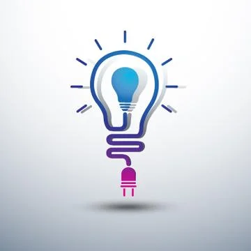 Light bulb idea Stock Illustration