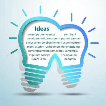 Light bulb idea Stock Illustration