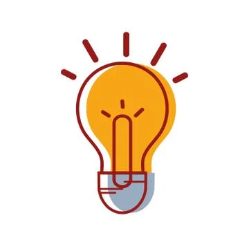 Light bulb idea to intelligent and creative 스톡 일러스트