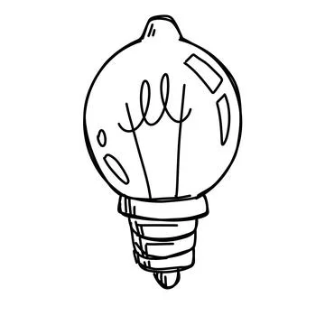Light Bulb idea invention Stock Illustration