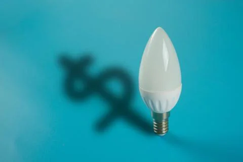Light bulb as an idea symbol Stock Photos