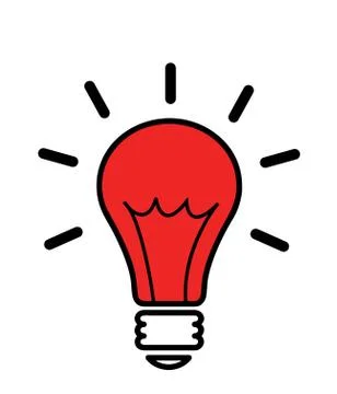 Light bulb idea vector illustration Stock Illustration