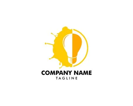 Light Bulb Idea Vector Illustration Logo concept Stock Illustration