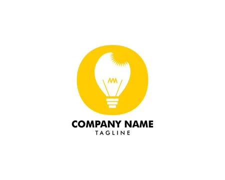 Light Bulb Idea Vector Illustration Logo concept Stock Illustration