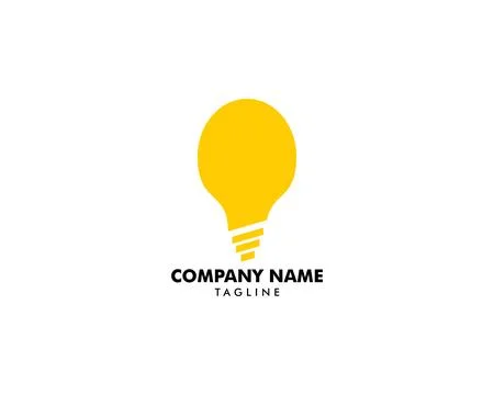 Light Bulb Idea Vector Illustration Logo concept Stock Illustration
