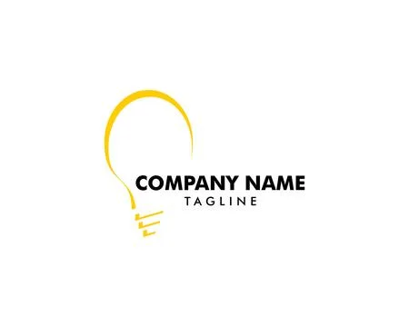 Light Bulb Idea Vector Illustration Logo concept Stock Illustration