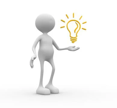 Light bulb. Illustrazione stock