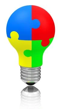 The light bulb Stock Illustration