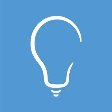 Light bulb. Illustrazione stock