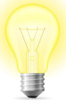 Light bulb illustration Stock Illustration