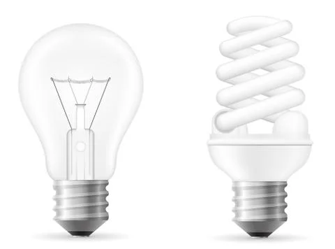 Light bulb illustration Stock Illustration