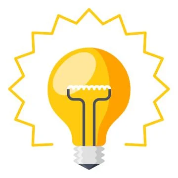 Light Bulb Illustration Stock Illustration
