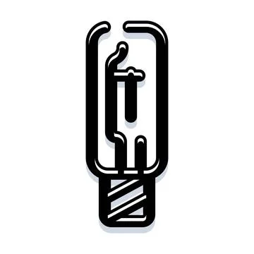 Light bulb illustration symbolizing creative idea and innovation Stockillustratie