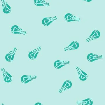 Light bulb industry glyph vector seamless pattern イラスト素材