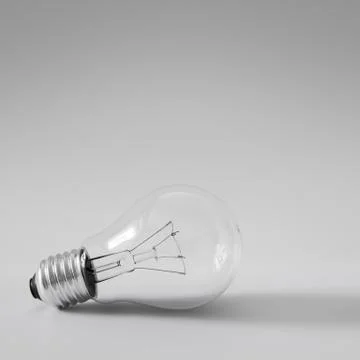 Light bulb isolated Stock Illustration