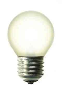 Light bulb isolated Stock Photos