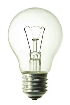 Light bulb isolated Stock Photos