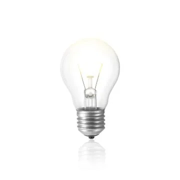 Light bulb isolated Stock-Fotos