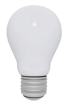 Light bulb isolated on white background Stock Illustration