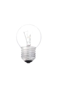 Light bulb isolated on white background Stock Photos