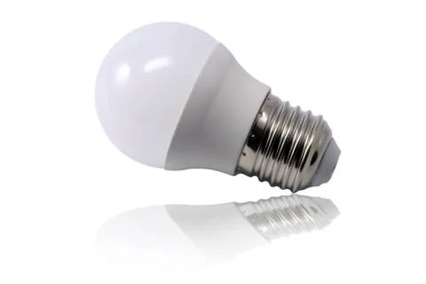 Light bulb isolated on white background Stock Photos