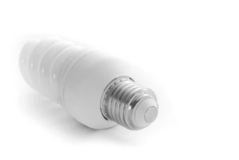 Light bulb isolated on white background Stock Photos