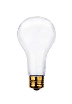 Light bulb isolated on white background 写真素材