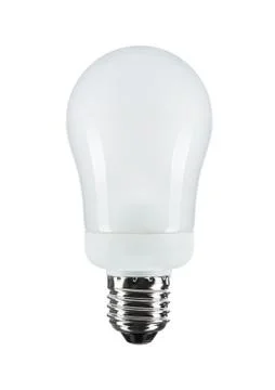 Light bulb isolated on white background Stock Photos