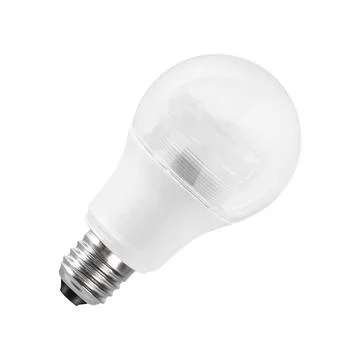 Light bulb, isolated on white Stock Photos