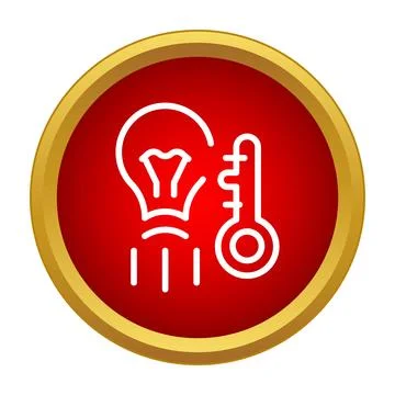 Light bulb key unlocking creativity solution idea Stock Illustration